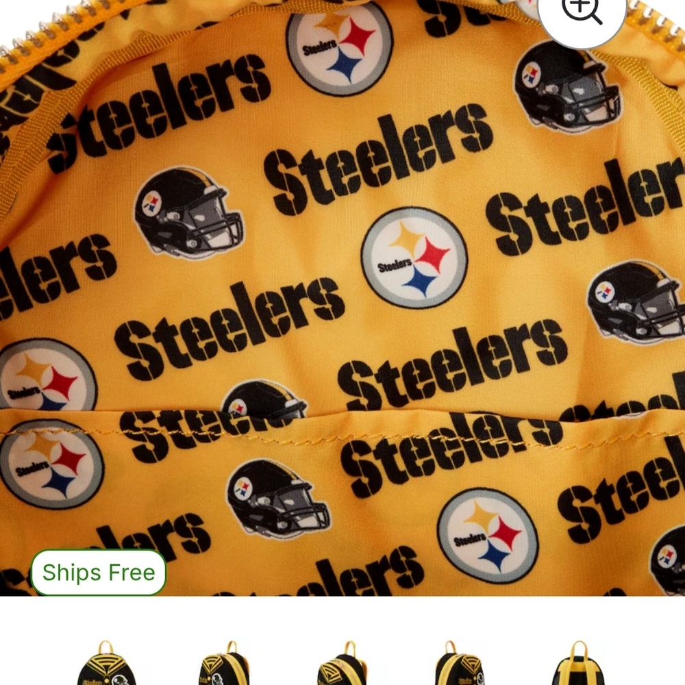 Black and Yellow Backpack - Picture 7 of 7